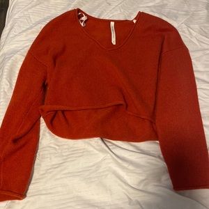 Aritzia babaton the group cashmere cropped sweater